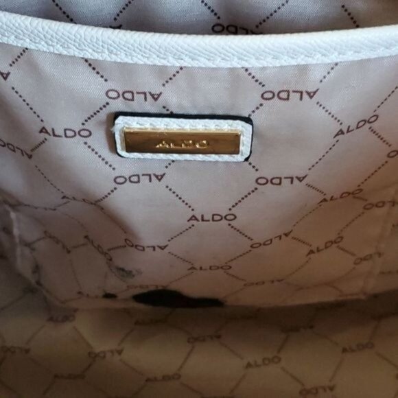 Aldo Floral Shoulder Bag Handbag Purse Satchel Vegan Leather WOMEN'S WOMAN'S - Picture 13 of 16